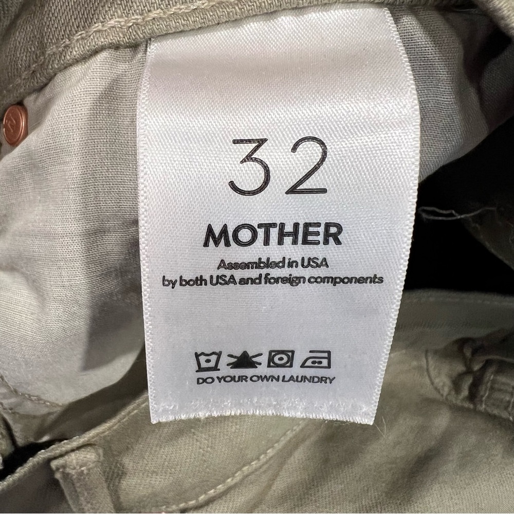 MOTHER women's The Insider Hover denim jeans size 32 NWOT FLAWS NOTED BELOW - Picture 8 of 16